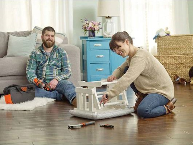 ست ابزار خانگی بلک اند دکر مدل LDX120PK با دریل شارژی (Black+Decker)